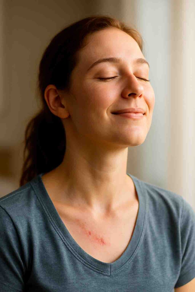 cicatrisation d'une brûlure